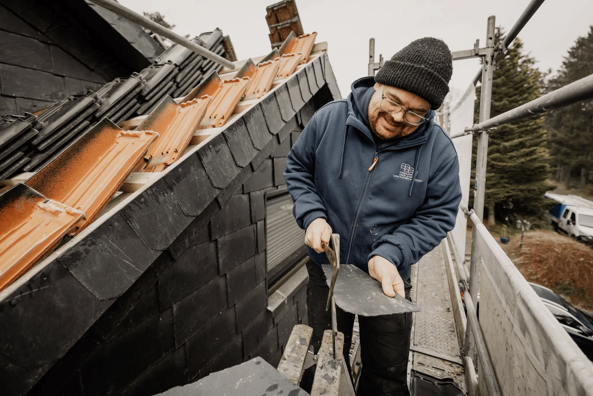 Klassische Schieferbekleidung